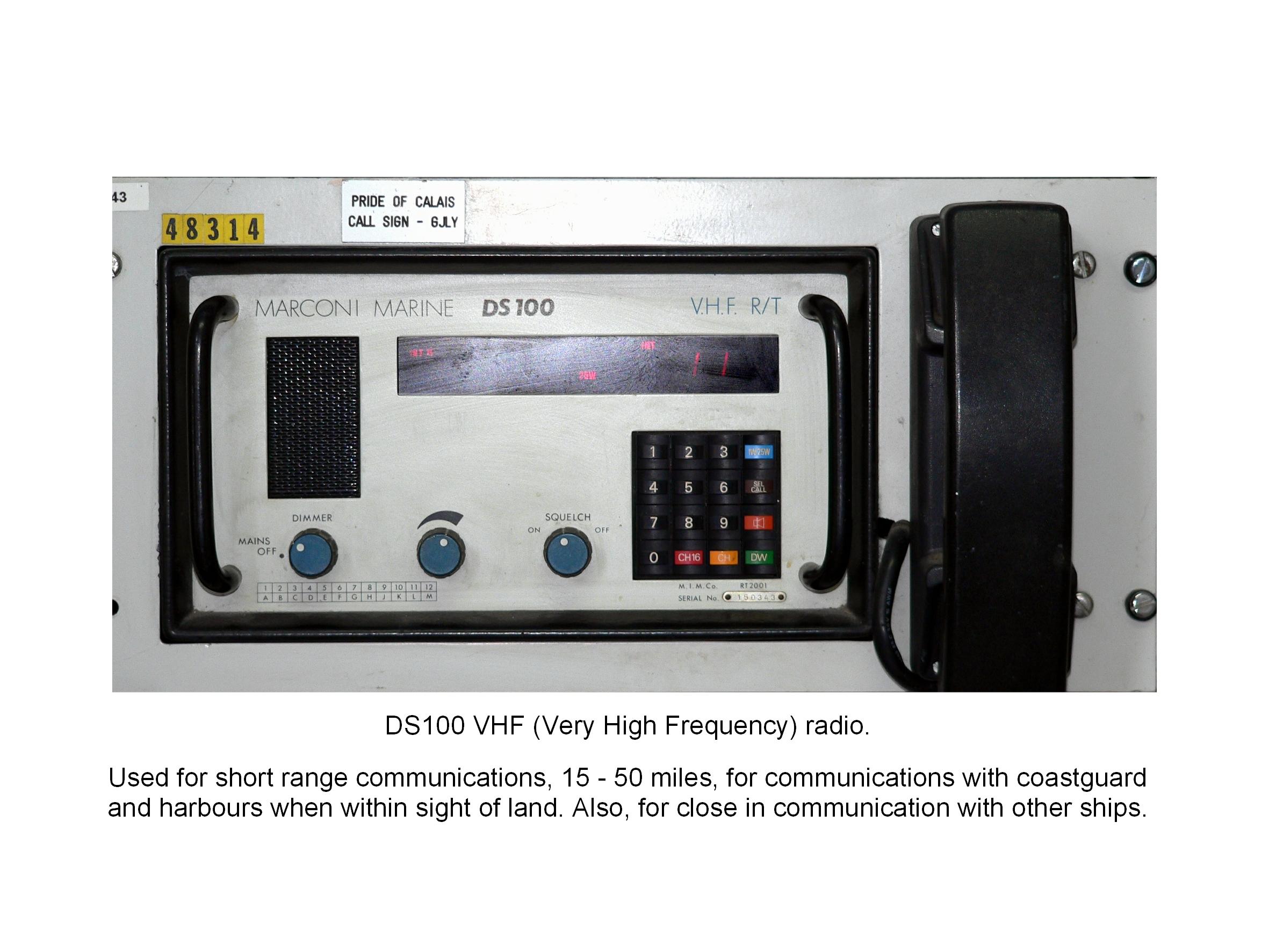 DS100: WHF radio